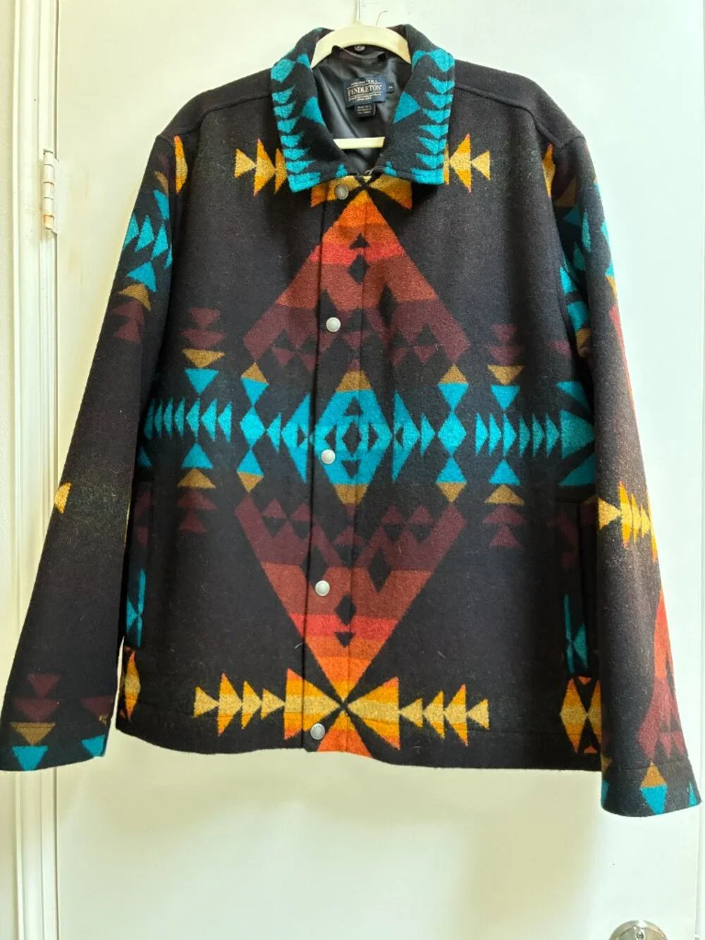 Men's Pendleton Silverton Wool Diamond Peak Coat - XL - Picture 3 of 14